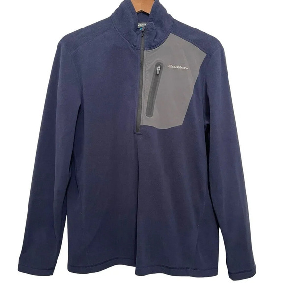 Eddie Bauer First Ascent Fleece Pullover Jacket Outdoors Size Medium - Picture 1 of 7